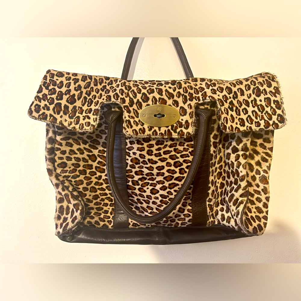 Mulberry real animal/tiger/leopard skin print